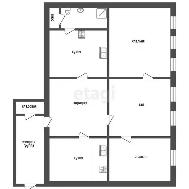 Дом в Тюменская область, Ярковский муниципальный округ, с. Покровское ... - Фото 1