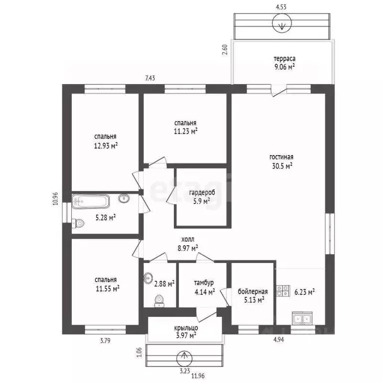 Дом в Крым, Феодосия муниципальный округ, с. Береговое ул. Ивана ... - Фото 2