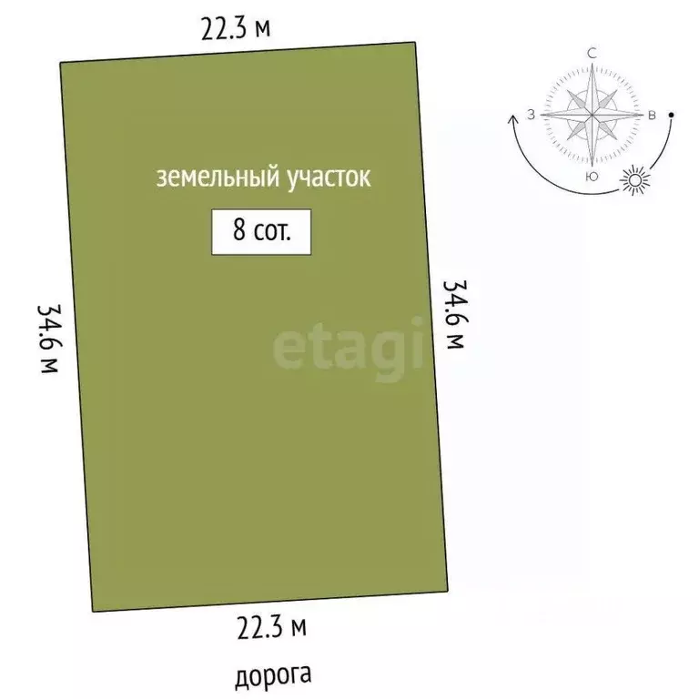 Участок в Тюменская область, Нижнетавдинский район, Березка СНТ  (8.0 ... - Фото 0