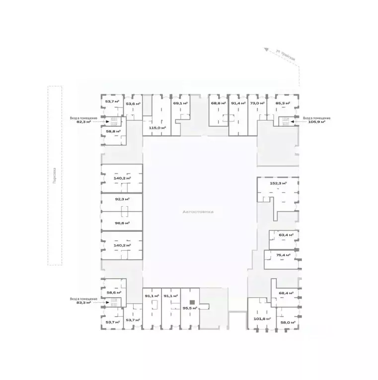 Помещение свободного назначения в Тюменская область, Тюмень Зарека ... - Фото 2