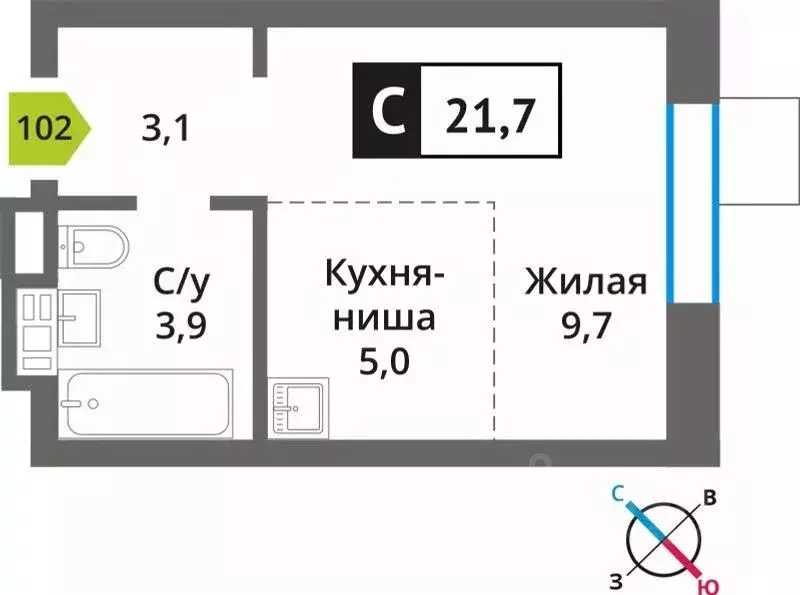 Студия Московская область, Красногорск городской округ, пос. Светлые ... - Фото 0