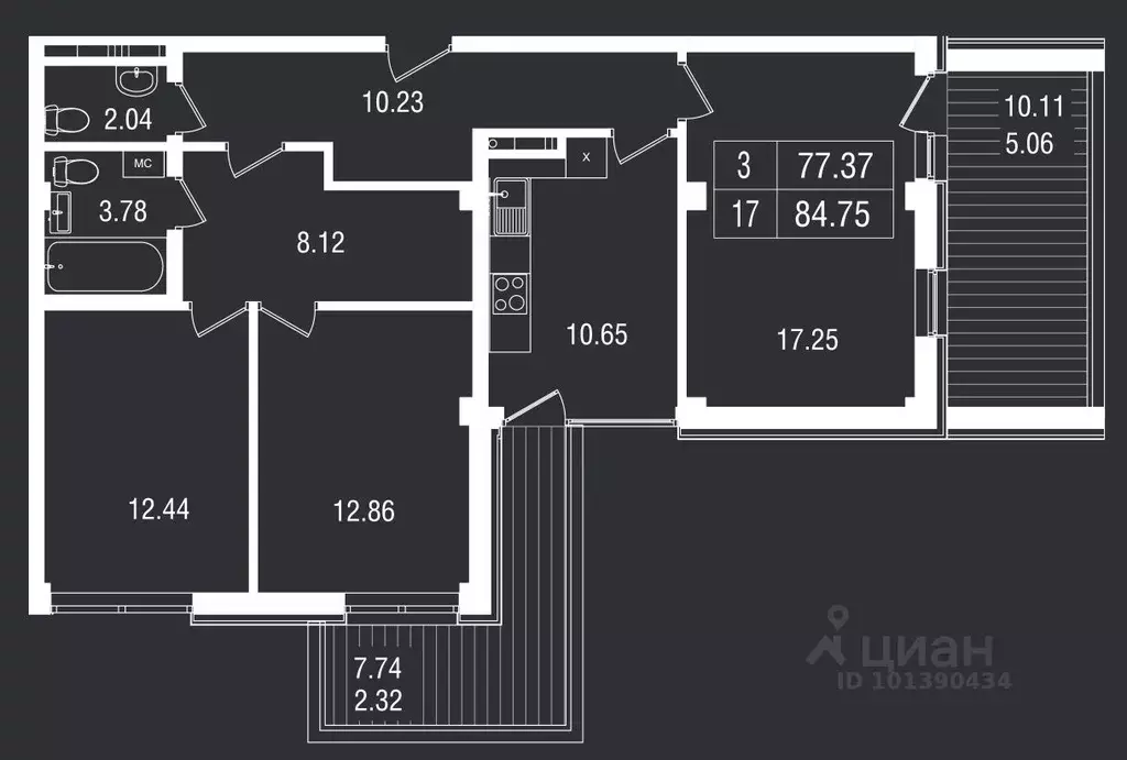 3-к кв. Крым, Ялта муниципальный округ, Гурзуф пгт Море Ялта жилой ... - Фото 1