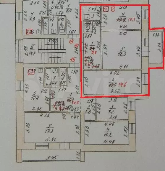 Аукцион: 2-к. квартира, 52,4 м, 1/3 эт. - Фото 0