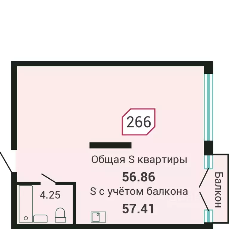 1-к кв. Приморский край, Владивосток Санаторная мкр, ул. Третья, 5В ... - Фото 0