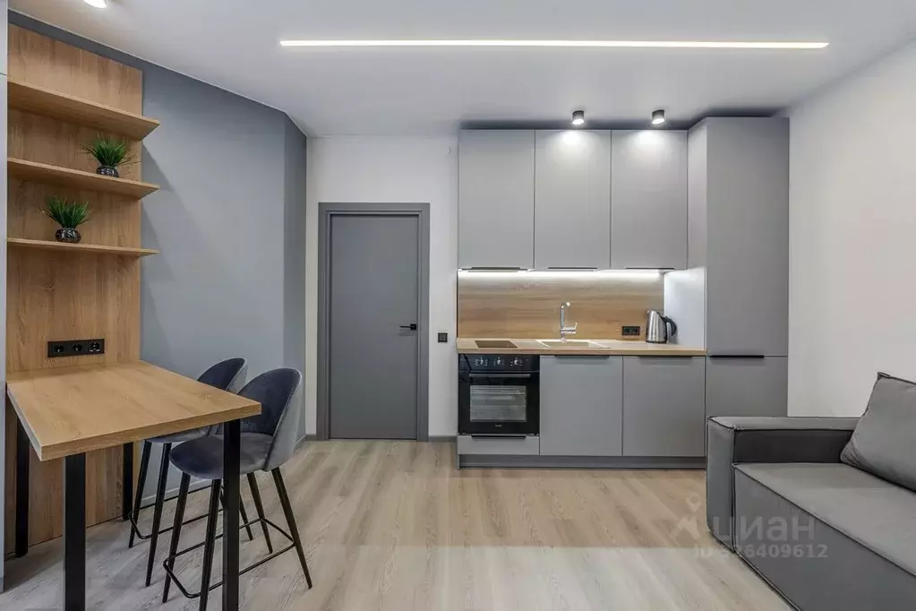 Студия Санкт-Петербург ул. Чирикова, 5 (28.3 м) - Фото 2