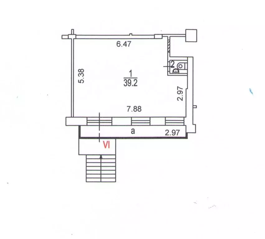 Помещение свободного назначения в Москва Фестивальная ул., 11 (40 м) - Фото 2