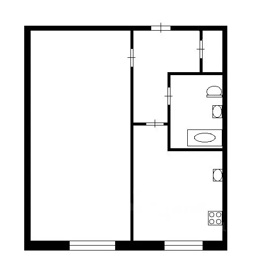 1-к кв. Бурятия, Улан-Удэ ул. Борсоева, 27 (30.9 м) - Фото 1