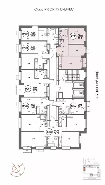 2-к кв. Иркутская область, Иркутск Макс жилой комплекс (56.15 м) - Фото 1