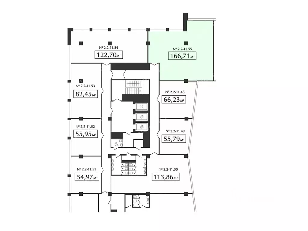 Офис в Санкт-Петербург Левашовский просп., 15 (167 м) - Фото 2