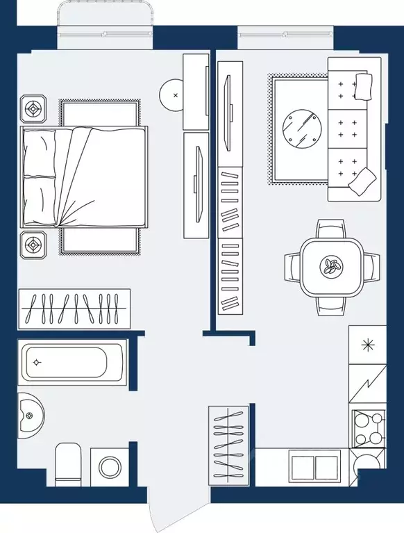 1-к кв. Дагестан, Махачкала Ипподром мкр,  (37.72 м) - Фото 1