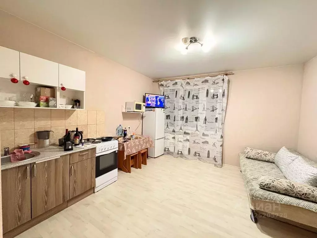 1-к кв. Татарстан, Казань Тэцевская ул., 4В (30.0 м) - Фото 1