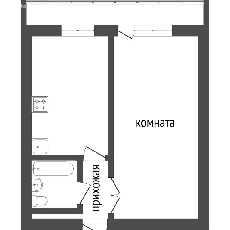 1-комнатная квартира: Улан-Удэ, Ключевская улица, 90В (42.7 м) - Фото 1