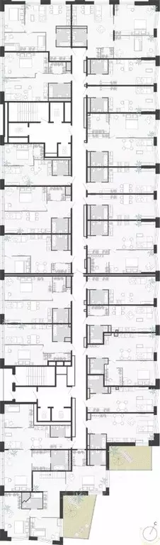 Студия Приморский край, Владивосток ул. Нейбута (31.49 м) - Фото 1