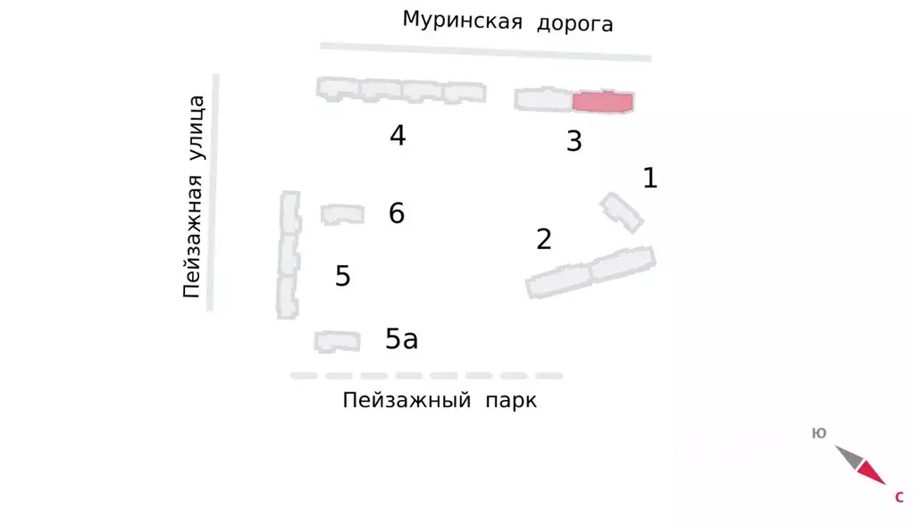 Студия Санкт-Петербург Пейзажный квартал Цветной Город жилой комплекс ... - Фото 1