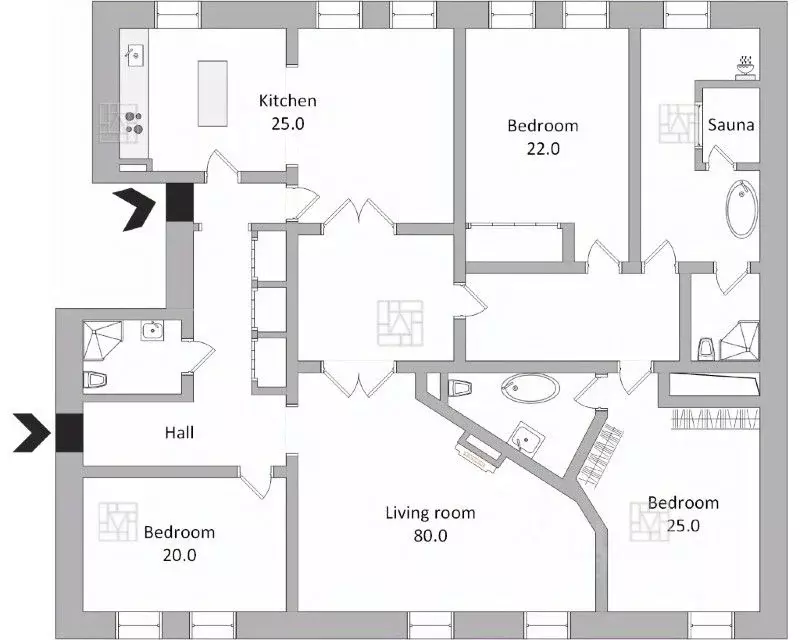 6-к кв. Москва Минская ул., 1А (300.0 м) - Фото 2