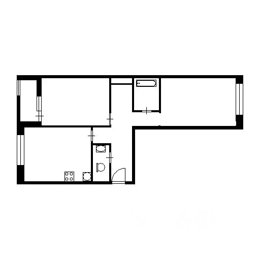 1-к кв. Башкортостан, Уфа Российская ул., 153/1 (37.0 м) - Фото 2