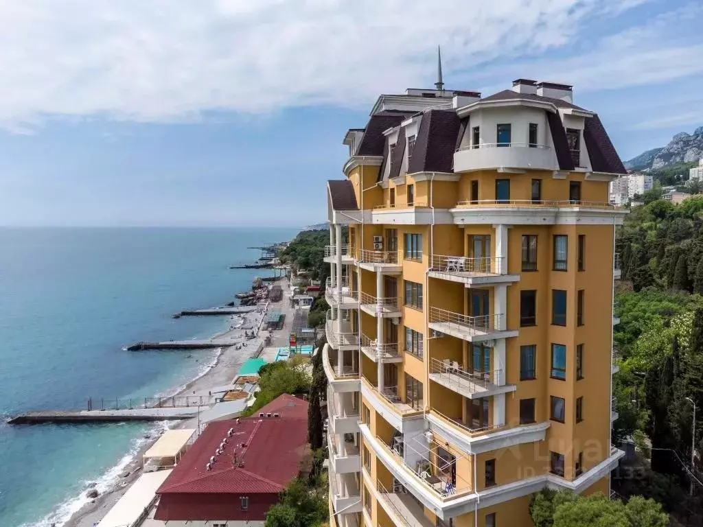 1-к кв. Крым, Ялта муниципальный округ, Кореиз пгт ул. Прибрежная, 1А ... - Фото 1