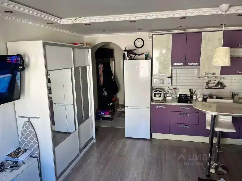 Студия Московская область, Домодедово Южный мкр, ул. Курыжова, 30 ... - Фото 1