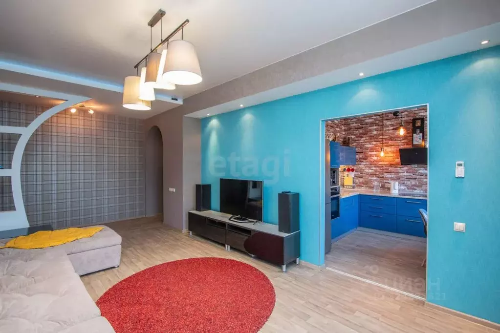 3-к кв. Кемеровская область, Новокузнецк просп. Курако, 16 (77.8 м) - Фото 2