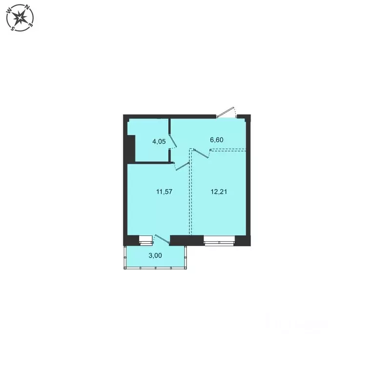 1-к кв. Иркутская область, Иркутский муниципальный округ, с. Мамоны ... - Фото 1