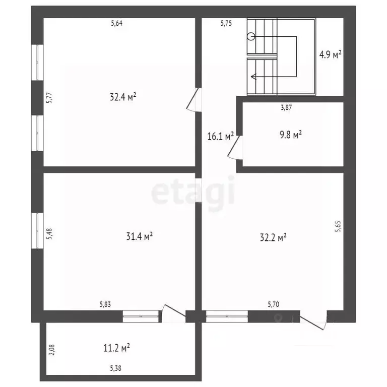 3-к кв. Томская область, Северск ул. Мира, 11А (261.2 м) - Фото 1