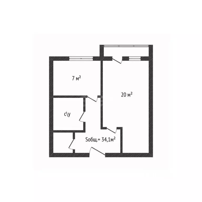 1-к кв. Брянская область, Навлинский район, Бяковское с/пос, с. Бяково ... - Фото 2