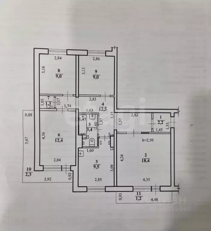 4-к кв. Забайкальский край, Чита ул. Шилова, 91 (81.2 м) - Фото 2