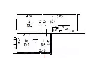 Помещение свободного назначения в Москва Алтуфьевское ш., 82 (51 м) - Фото 2