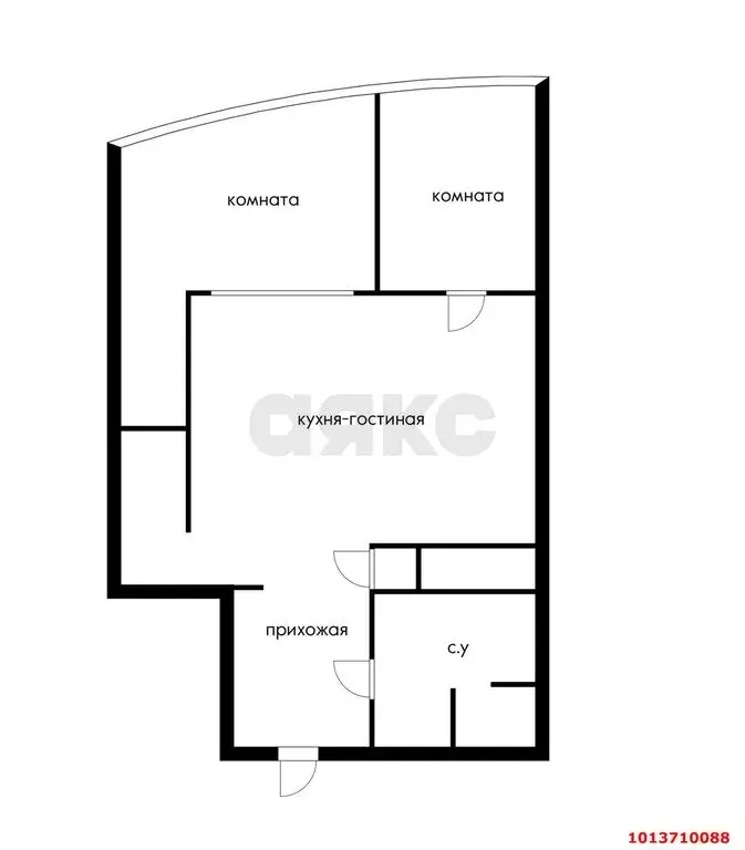 2-комнатная квартира: Краснодар, Сормовская улица, 1/3к1 (67 м) - Фото 0