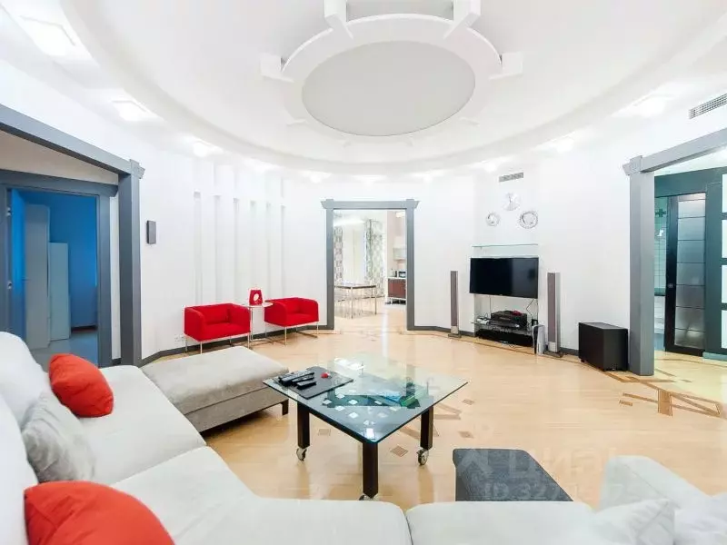 3-к кв. Москва 1-й Смоленский пер., 17 (130.0 м) - Фото 1