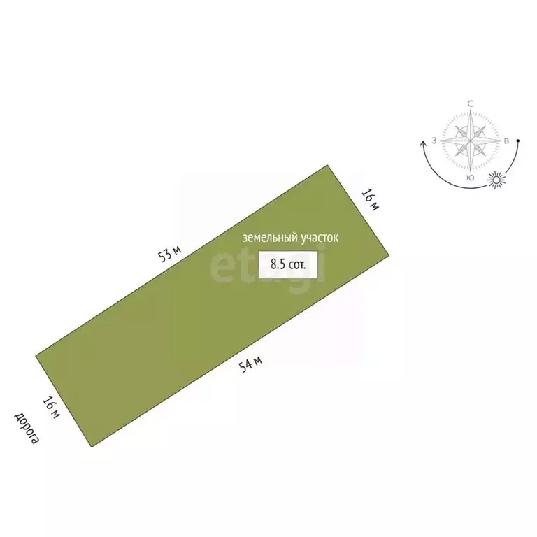 Участок в Челябинская область, Челябинск ул. Панфиловцев, 38 (8.5 ... - Фото 2