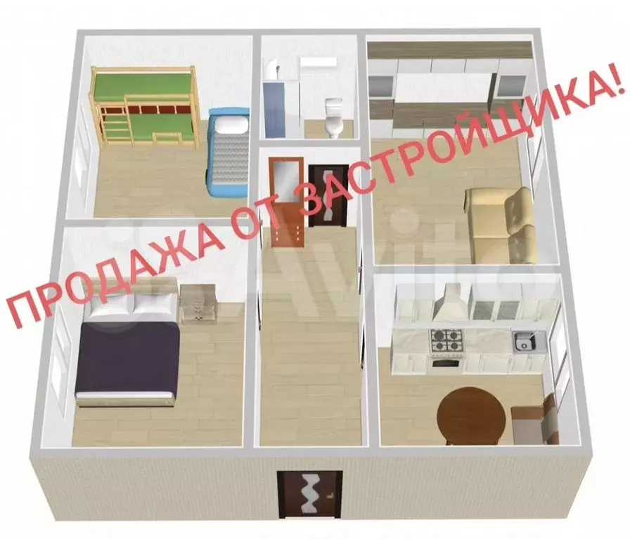 Дом 80 м на участке 6 сот. - Фото 0