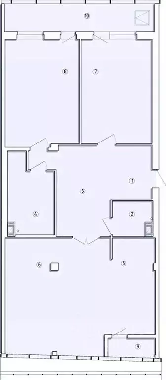 3-к кв. Санкт-Петербург ул. Грота, 1-3Г (144.7 м) - Фото 0