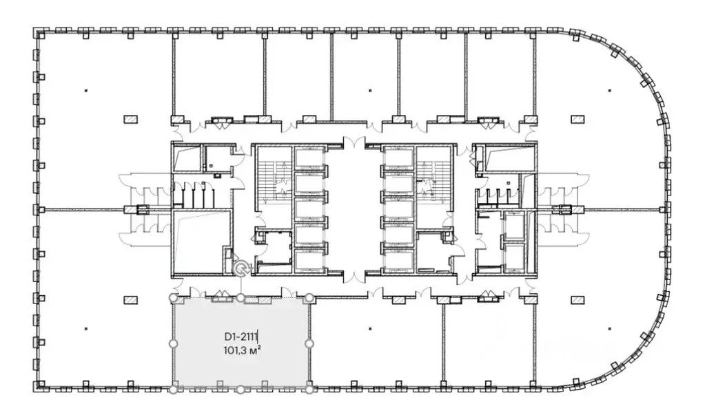 Офис в Москва Стоун Савеловская бк,  (101 м) - Фото 2