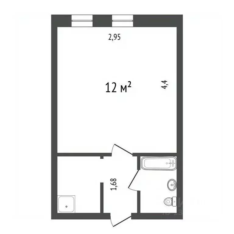 Студия Иркутская область, Иркутск просп. Маршала Жукова, 70 (20.1 м) - Фото 1