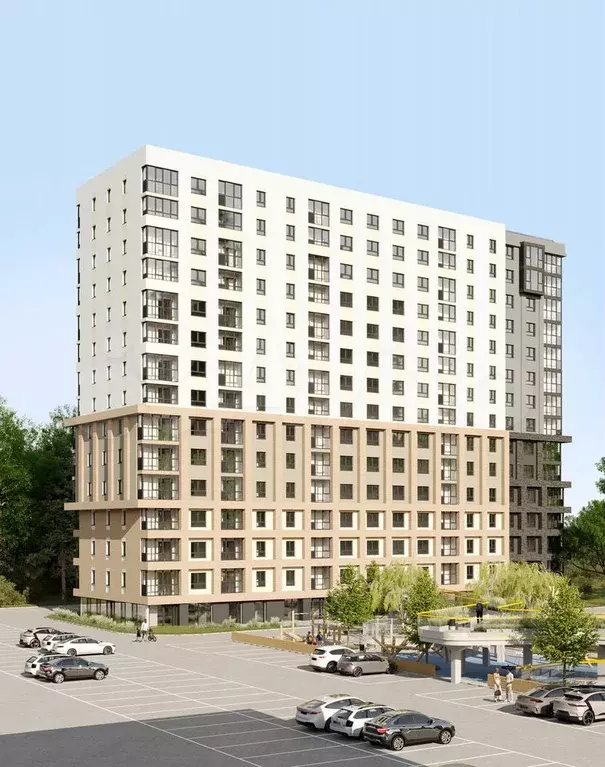 1-к. квартира, 41,1 м, 12/20 эт. - Фото 1