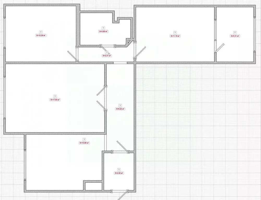 Квартира, 3 комнаты, 63 м - Фото 1