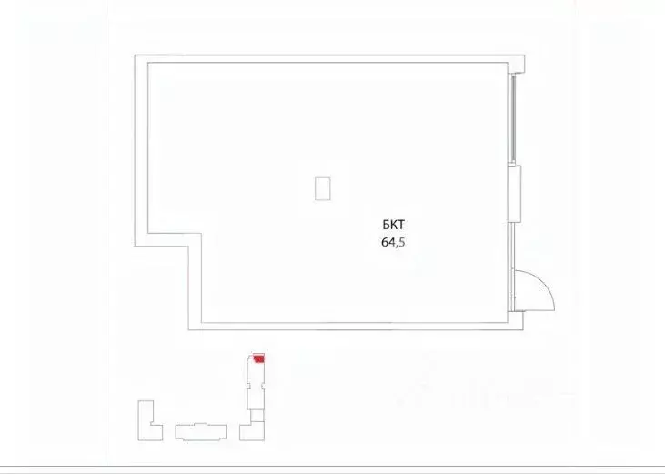 Помещение свободного назначения в Москва ул. Нижние Мневники, 10 (65 ... - Фото 2