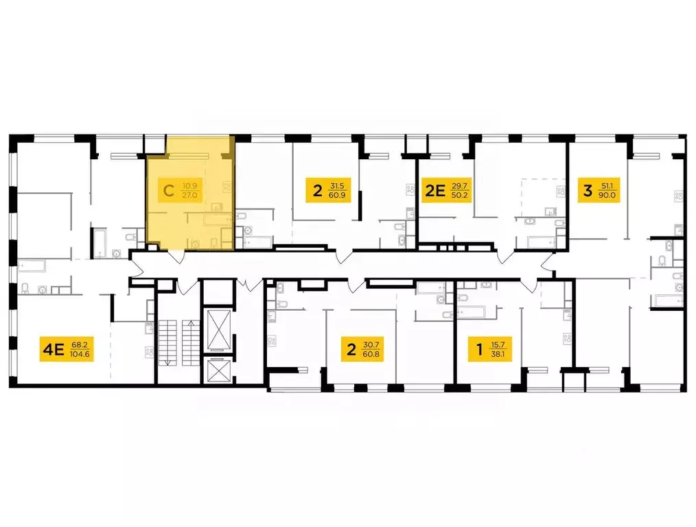 1-к кв. Москва Филатов Луг жилой комплекс, к6 (27.0 м) - Фото 0