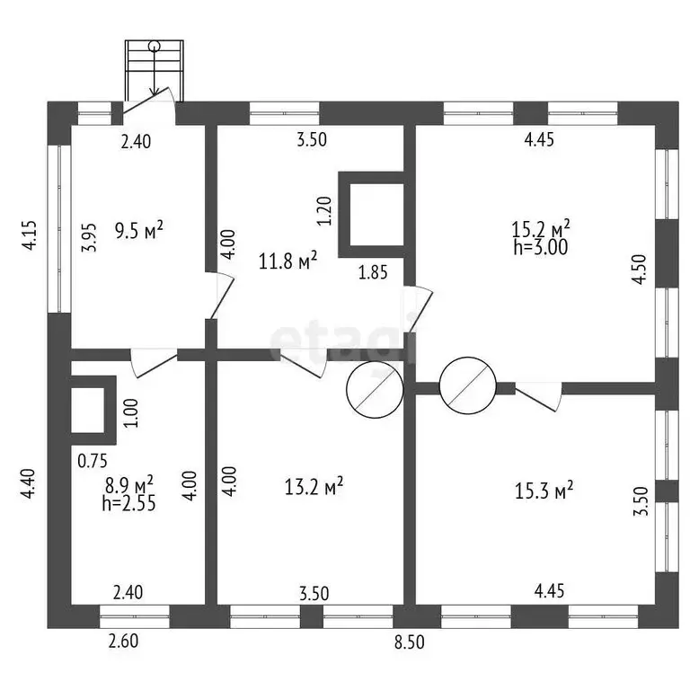 Дом в Ишим, улица Одоевского (64.4 м) - Фото 1