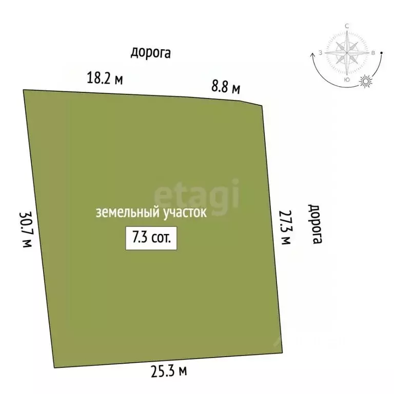Участок в Москва д. Большое Свинорье, 4 (7.31 сот.) - Фото 2