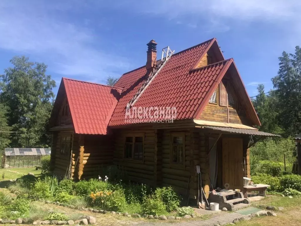 Дом в Ленинградская область, Приозерский район, Плодовское с/пос, пос. ... - Фото 1