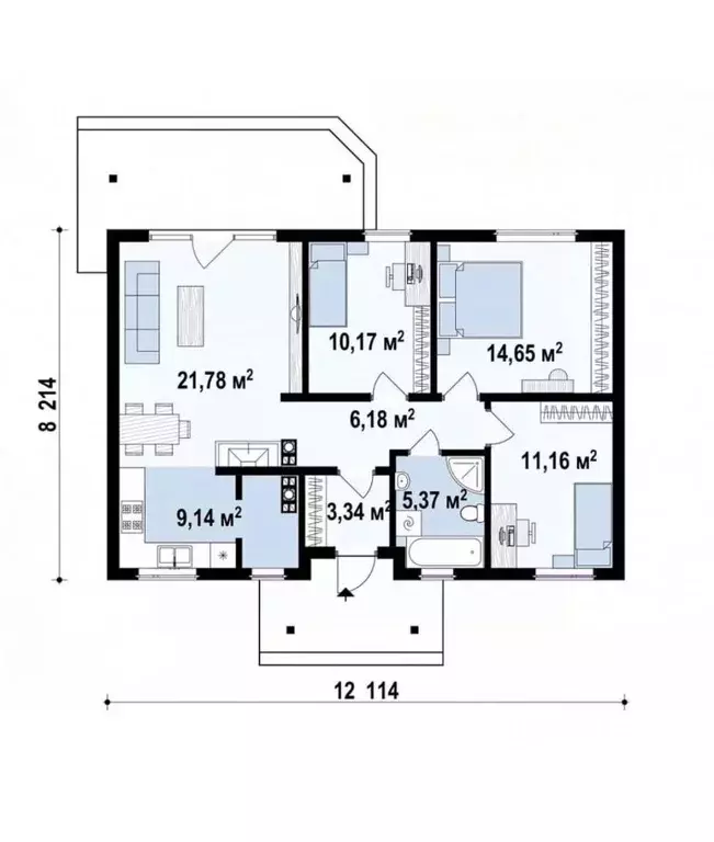 Дом в Волгоградская область, Среднеахтубинский район, Фрунзенское ... - Фото 1