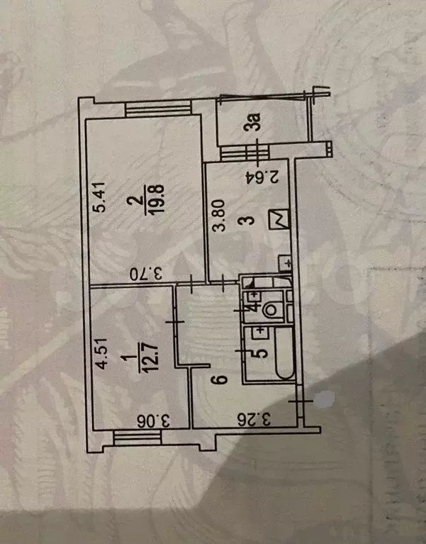 2-к. квартира, 57 м, 3/14 эт. - Фото 0