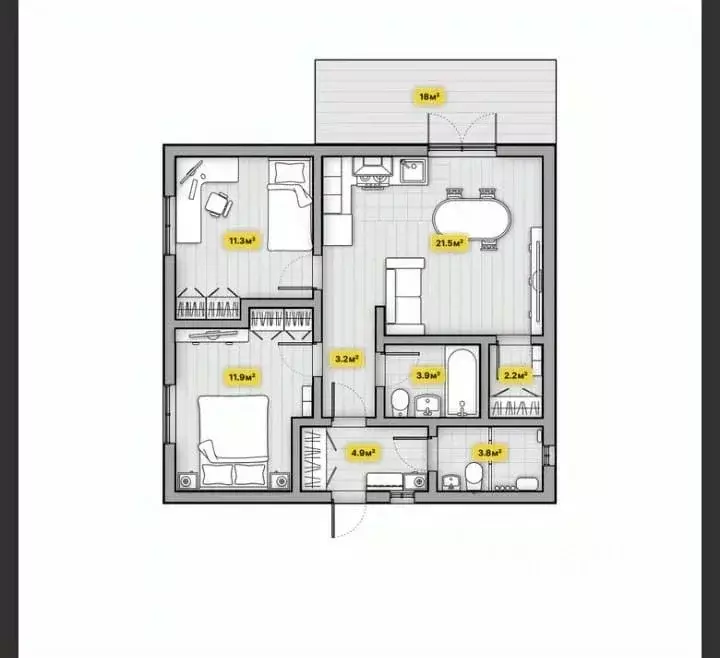 Дом в Красноярский край, Красноярск городской округ, пос. Минино ул. ... - Фото 0