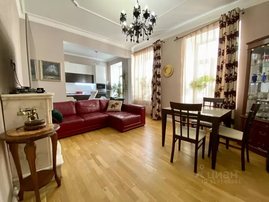3-к кв. Санкт-Петербург Кронверкская ул., 12 (86.1 м) - Фото 0