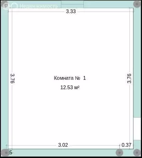 1к в -комнатной квартире ( м) - Фото 1