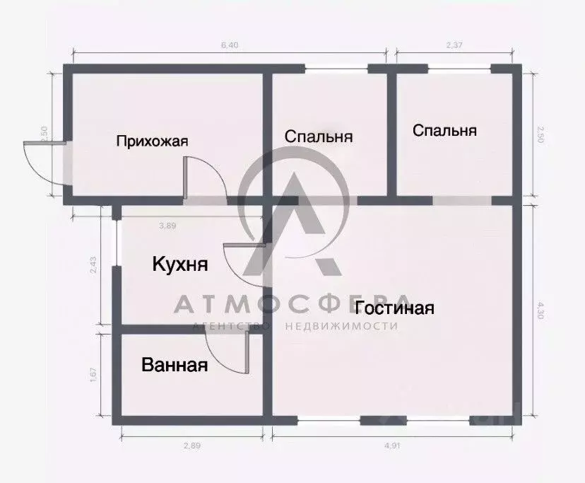 Дом в Краснодарский край, Апшеронск ул. 22-го Партсъезда, 21 (85 м) - Фото 2