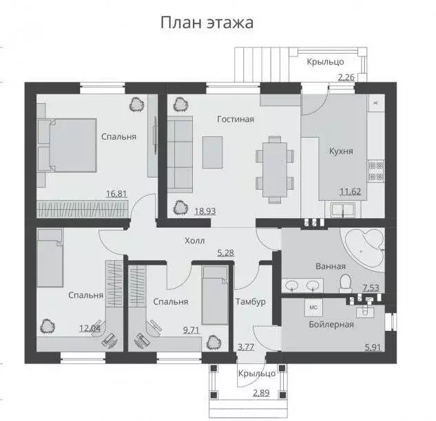 Дом в Тверская область, Калининский муниципальный округ, деревня ... - Фото 1