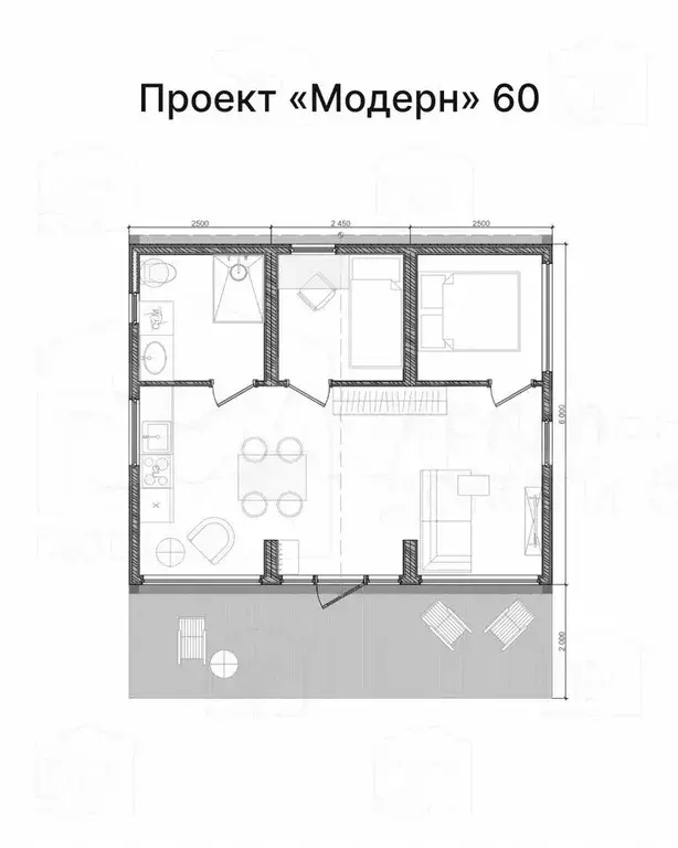 Дом 60 м на участке 6 сот. - Фото 0